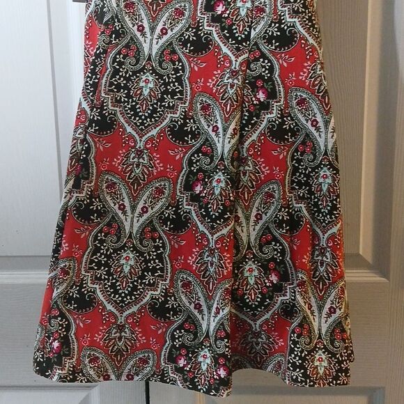 Eye Candy cold shoulder paisley butter soft midi dress   Sz M  NWT - Picture 6 of 9